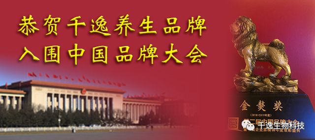 恭贺千逸养生品牌入围中国品牌大会
